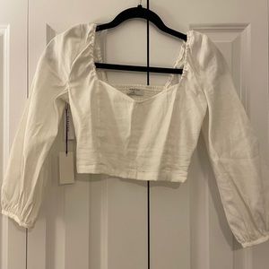 Brand new aritzia long sleeve blouse
